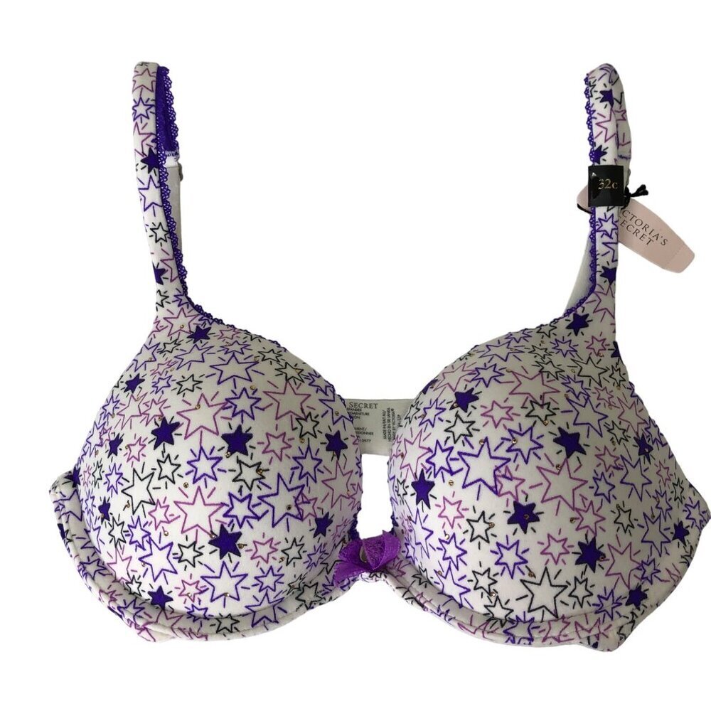 VICTORIA'S SECRET BODY BY VICTORIA PUSH UP BRA 32 C NWT
